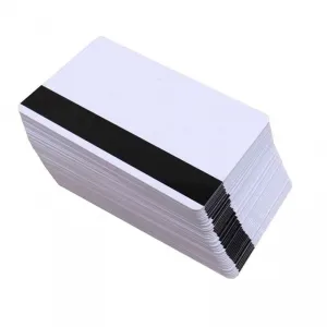 Cartes PVC Branco CR-80 com tarja magntica - Figura 1