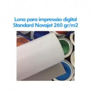 Lona para impresso digital Standard Novajet 260 gr/m2