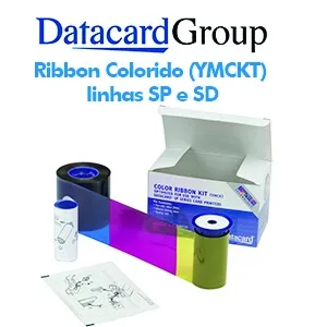 Ribbon Datacard Colorido ( YMCKT ) Sp35 E Sp55 Plus - PN 534000-003 500 Impresses ( Linha descontinuada )