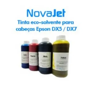Tinta eco-solvente para cabeas Epson DX5 / DX7