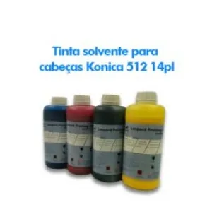 Tinta solvente para cabeas Konica 512 14pl