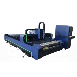 CNC LASER Fiber Novacut Laser 3015 para cortes de Metais - 6.000w - Chassi pesado