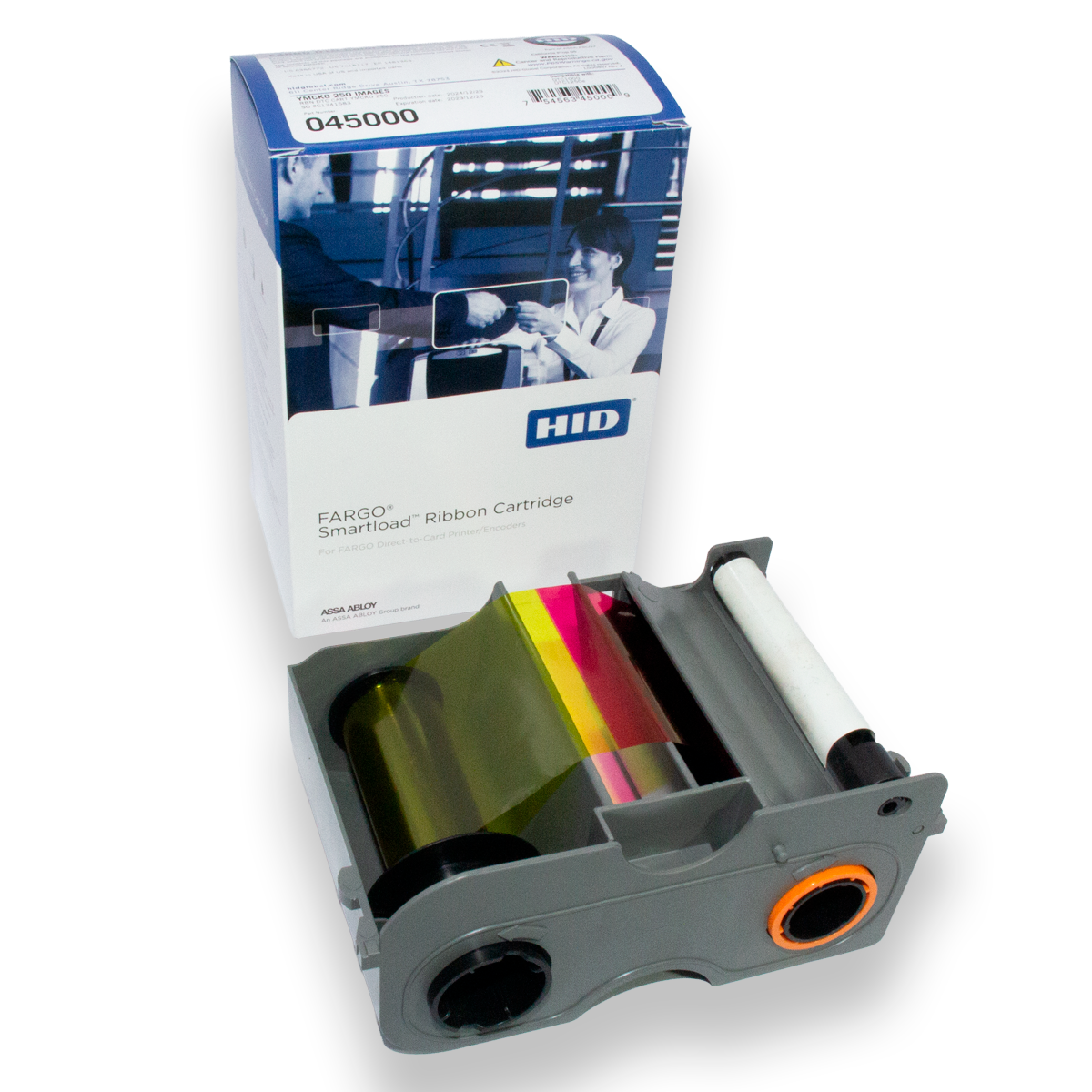 Ribbon Fargo Colorido (YMCKO) para impressora HID Fargo DTC 1000 e DTC1250e - Figura 3